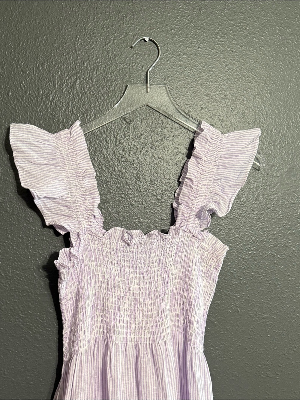 Hill House Ellie Nap Dress Purple Stripe Size S - Picture 6 of 7
